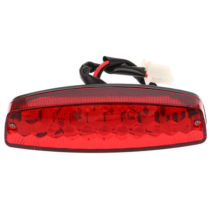 Luz de Freio Universal LED Vermelha 12V 3 Fios Luz Traseira de Placa Vermelha Para ATV Off-road Moto Luz Traseira de Posição