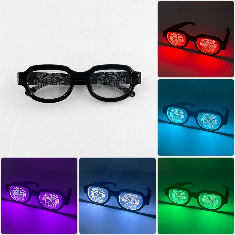 Japanese Anime Conan Same LED Glasses Light Up Glasses Glowing Glasses Bowtie Men Women Halloween Cosplay Costume