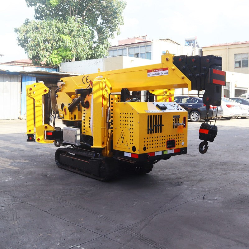 CE EPA Engine 3 Ton Spider Crane Full Hydraulic Telescopic Boom Mini Crawler Mobile 360° Rotating Spider Crane