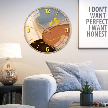 12 Inch luxury silent wall clock simple abstract clock for living room kitchen bedroom Nordic style personalized home decoration