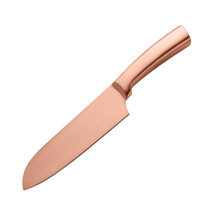 Colorful Durable Kitchen tools Boning Knife Cleaver Stainless Steel cutter- 6.3Inch Blade -Metal Long Handle For BBQ Restaurant