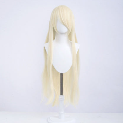 Halloween Cosplay Anime Party Fancy Wig Costume Wig 100cm Long Straight Heat Resistant Synthetic Hair Anime Colored Hair