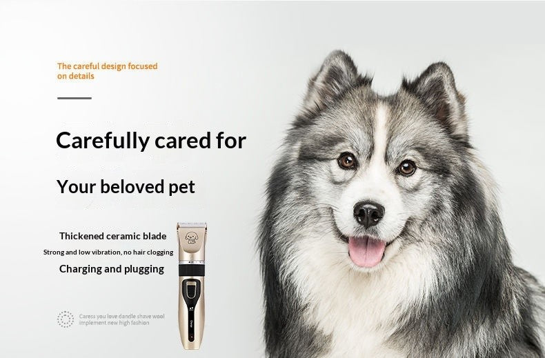 Máquina de Cortar Pelos Elétrica 1500 mAh Aparador de Pelos de Animais Tesoura de Tosa para Cães e Gatos Ferramenta de Tosar