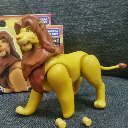 Quente O Rei Leão Brinquedos Bonecos de Ação Simba Mufasa Scar Modelo Animal Simulação Movimento Articulado para Presente de Aniversário Infantil