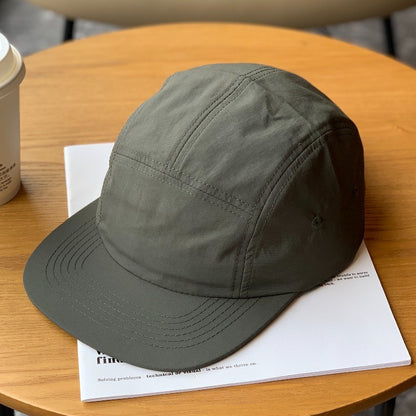 Quick-drying 63cm Large Flat Baseball Cap Men  Women Light  Breathable Sports Short Brim 5 Panel Running Hat Nylon Hats for Men