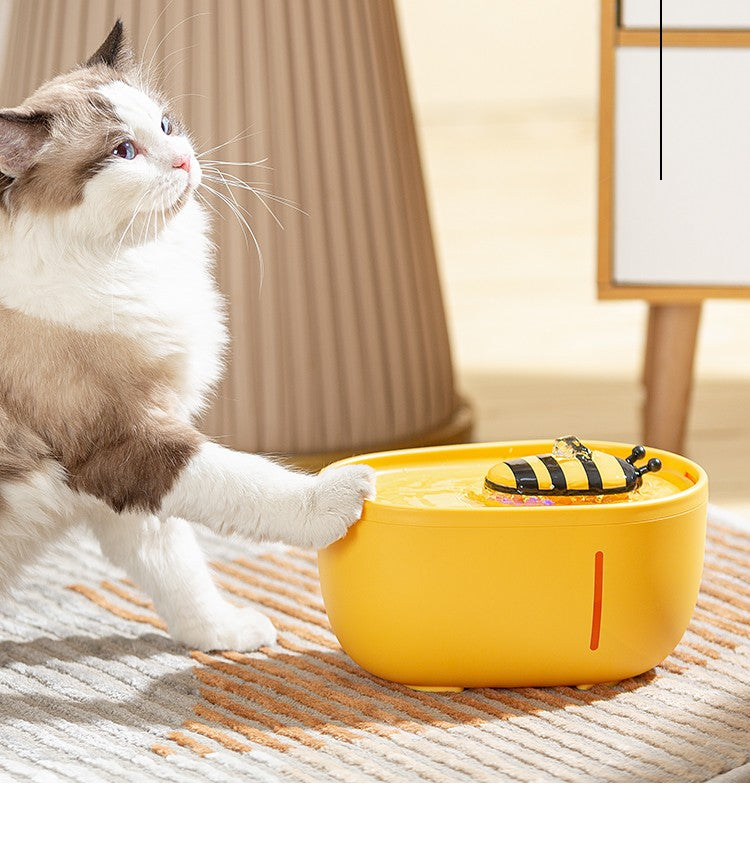 Bebedouro automático para gatos com filtro, elétrico USB, silencioso, tigela de 2L, circulador com filtro para cães e gatos, distribuidor de água para animais de estimação