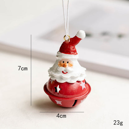 Metal Iron Red Mailbox Hanging Ornament Christmas Tree Pendant Letters To Santa Claus Home Christmas Decoration