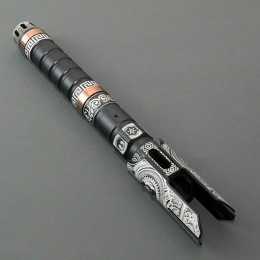 Metal Hilt Force Heavy Dueling New carved design Lightsaber Sensitive Smooth Swing Infinite Color Changing with 28 Sound Fonts