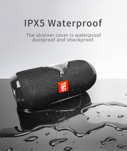TG117 Bluetooth Speakers Portable Wireless Sound Box  Outdoor Loudspeaker Waterproof Stereo Surround Supports TF Radio
