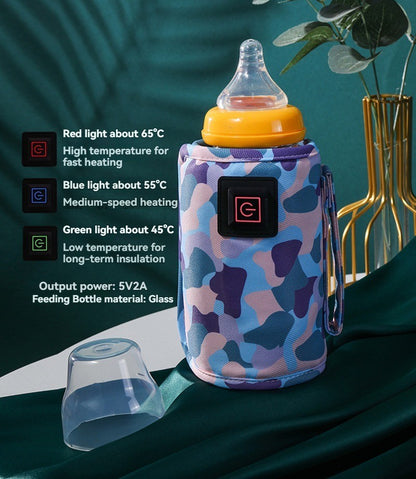 New Portable Heating Constant Temperature Bottle Insulation Sleeve Baby Bottle Insulation Warmer Winter Children's Product