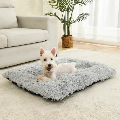 Casa com Cama Macia para Cachorros, Pelúcia Longa e Macia, Melhor Cama para Cães, Cesto para Cães, Produtos para Animais de Estimação, Almofada para Gatos, Tapete para Gatos, Sofá para Dormir de Animais.