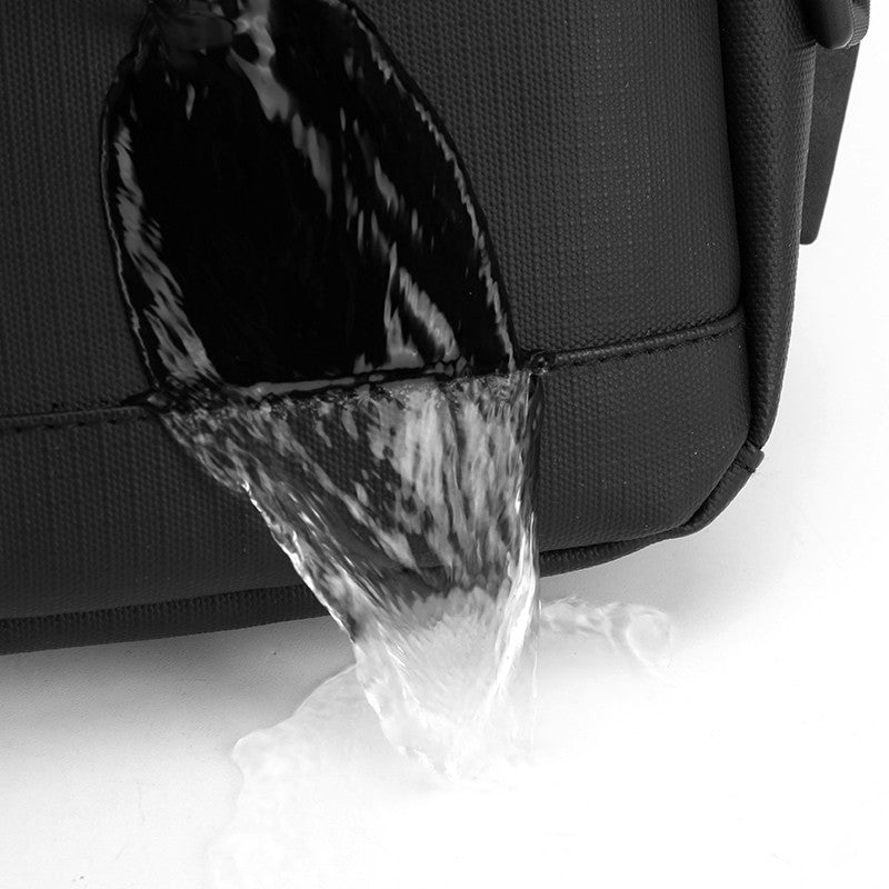 Men's Stylish Shoulder Sling Bag - Compact Waist Pouch with Multiple Compartments (Fits Phone, Wallet & Keys) Chest Pack