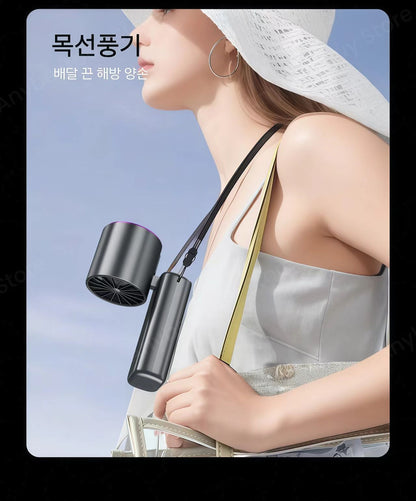 Foldable Ice Cold Fan Semiconductor Refrigeration Handheld Fan Portable Summer Air Cooler High Power Small Air Conditioning Fans