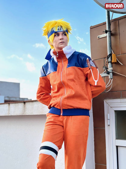 HOLOUN Anime Uzumaki Cosplay Costume Teenager Period Jacket Pants Bag Cos Convention Gift Unisex Adult Version