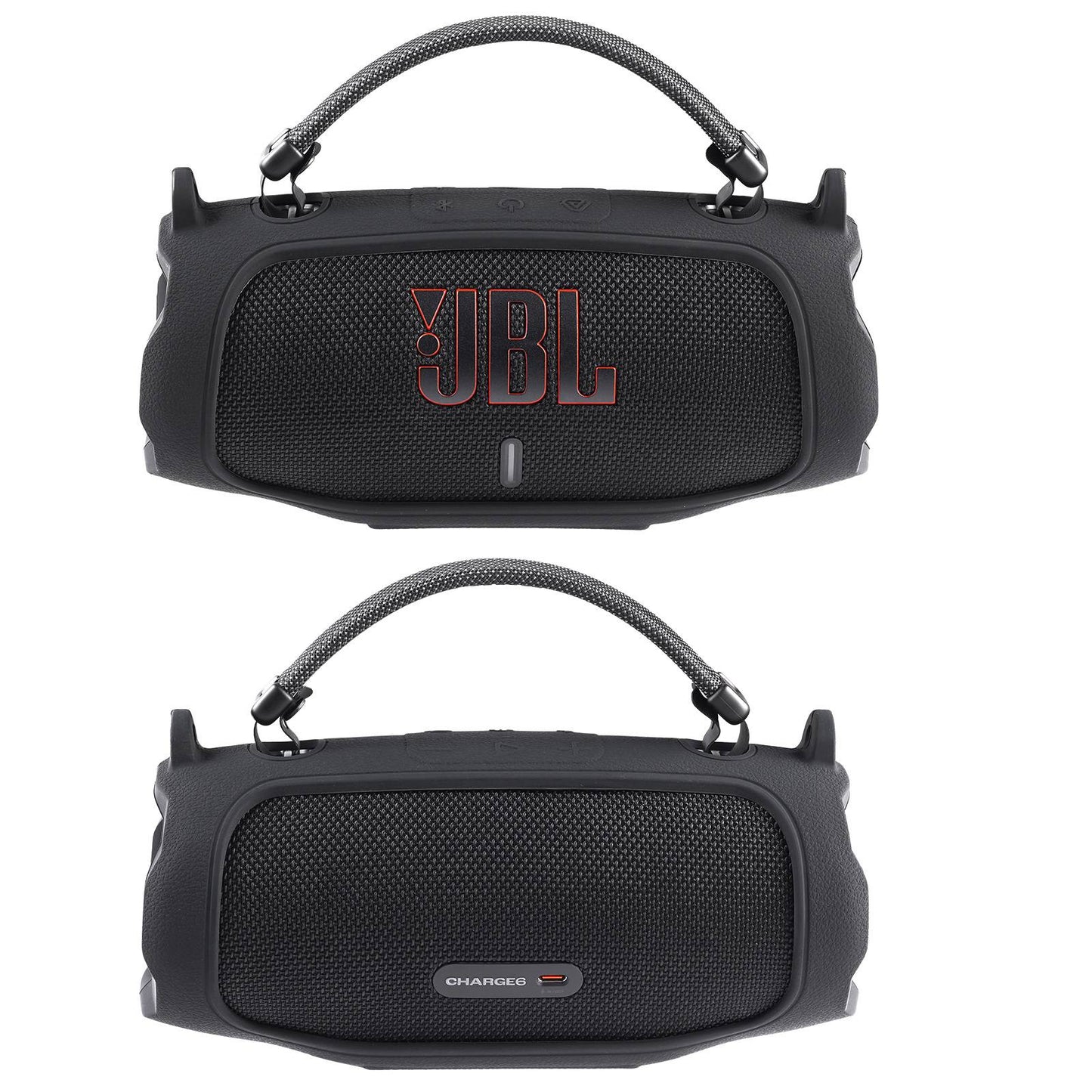 Portable Bluetooth Speaker Carry Silicone Case,Soft Protective Sleeve Cover with Shoulder Strap for JBL Charge 6 Speaker