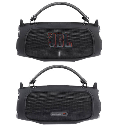 Portable Bluetooth Speaker Carry Silicone Case,Soft Protective Sleeve Cover with Shoulder Strap for JBL Charge 6 Speaker