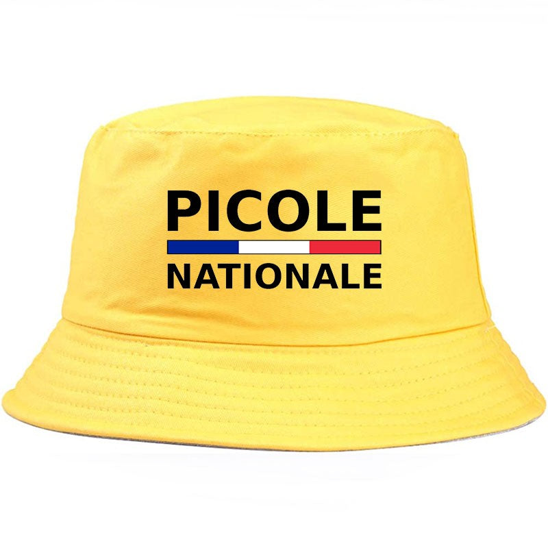 Summer Picole Nationale Bob Man Reversible Bucket Hat Women Cotton Fisherman Cap Unisex Outdoor Sport Sun Activities Panama