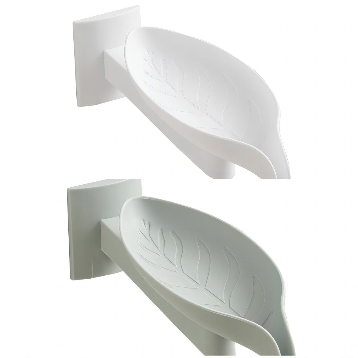 New Leaf Shape Soap Box Drain Soap Holder Box Bathroom Accessories Toilet Laundry Soap Box Bathroom Supplies Tray Gadgets