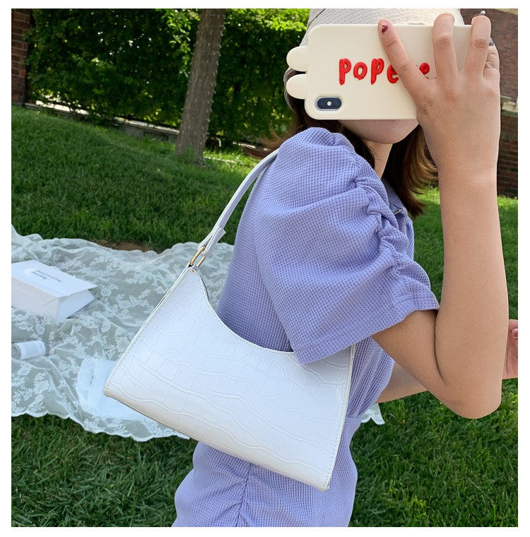 Fashion Exquisite Shopping Bag Retro Casual Women Totes Shoulder Bags Female Leather Solid Color Chain Handbag for Women 2024