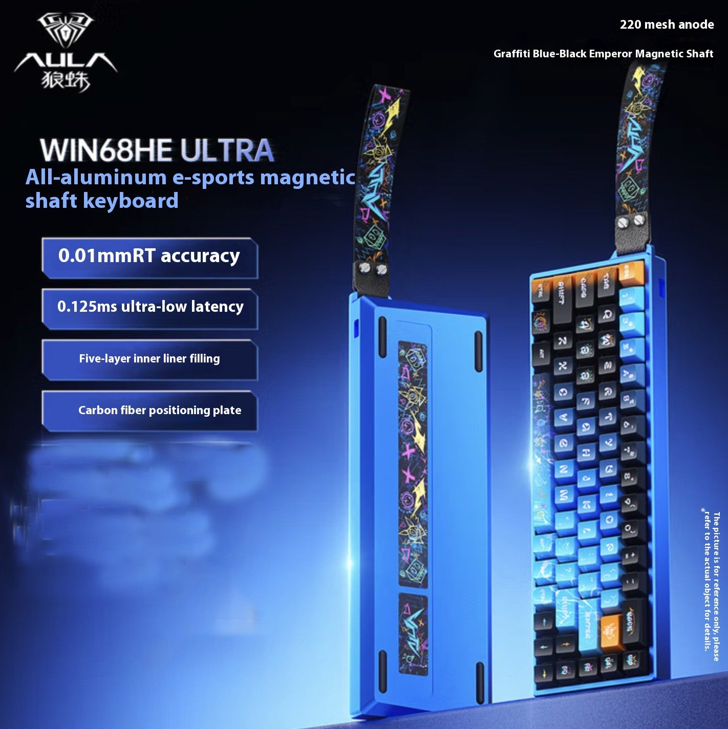 Teclados Win60 Win68 Aula com Teclas Magnéticas 8K, Teclado Mecânico para Jogos, Teclado com Fio para Esports com Luz RGB e Hot-Swap para PC Gamer (Presente)