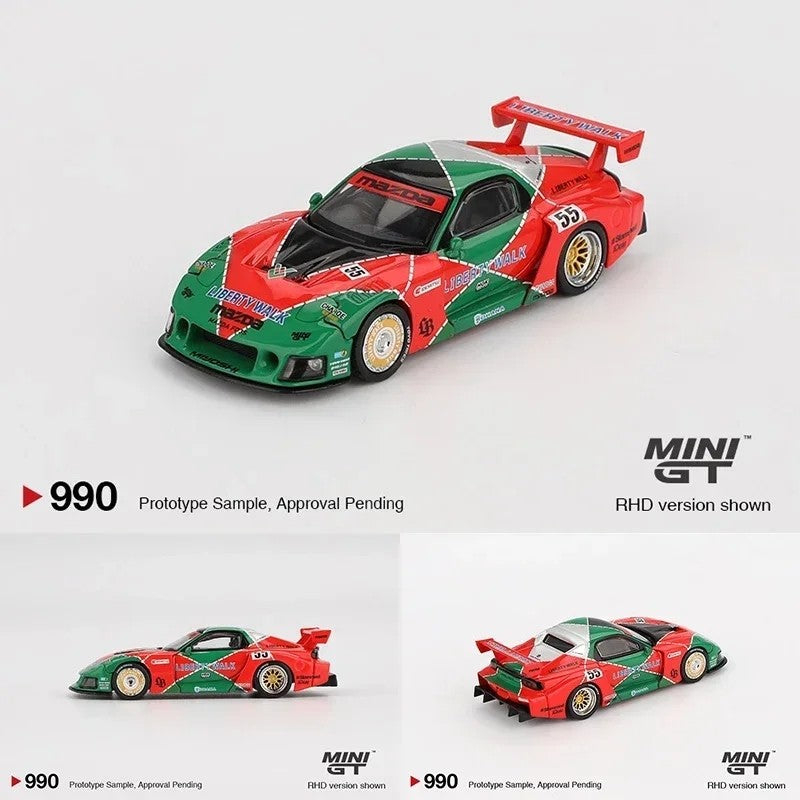 MINIGT Em estoque 1:64 Porsche Lamborghini Bugatti Pagani BMW McLaren Nissan Diecast Dior Car Modelo Coleção Miniatura Para