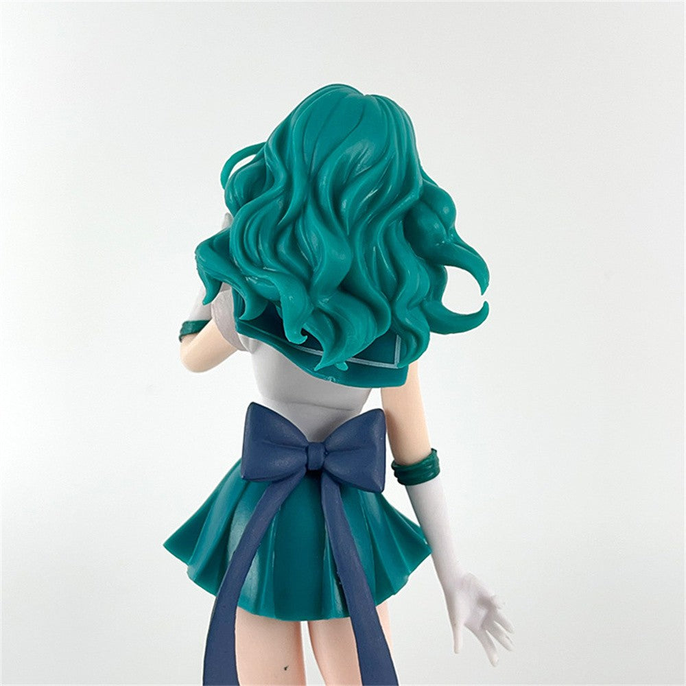 23cm Sailor Moon Anime Figura Marinheiro Marte Mercúrio Júpiter Vênus Saturno Action Figure Modelo Brinquedos Colecionáveis Presente de Aniversário para Crianças