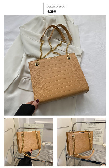 2025 Fashion Luxury Female Crossbody Bags for Women Designer Shoulder Bag Chain Solid Color Messenger Bag Handbags