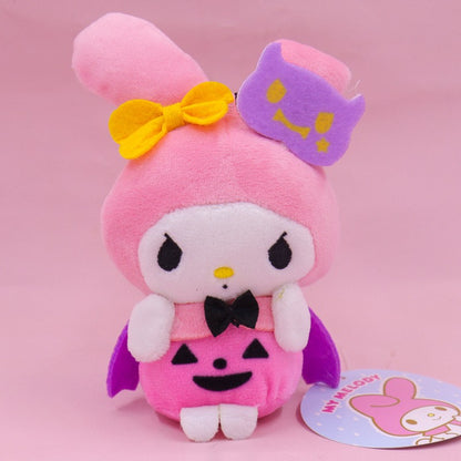 Hellokitty Halloween Doll Cinnamoroll Kuromi Kawaii Ghost Plush Toy Key Pendant Bag Accessories Birthday Gifts Halloween Toys