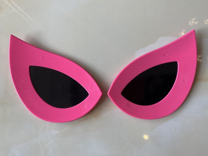 Movie Cosplay Lens Accessories For Super Bodysuit Full Mask Eyeglass Stereoscopic Color Light Halloween Carnival Party Prop Gift