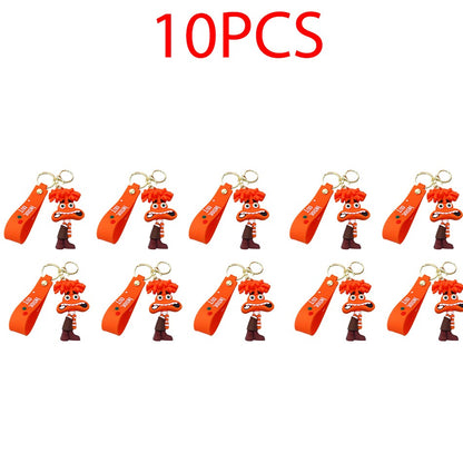 30 Peças/Conjunto Atacado Chaveiro Divertida Mente 2 Boneco de Personagem de Desenho Animado Fofo Chaveiro Pingente de Boneca de Personagem de Filme para Presente Infantil