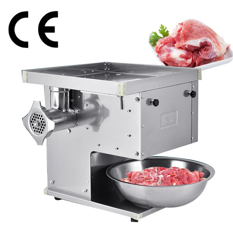 Moedor de carne elétrico de uso intenso de 120 kg/h, 110 V 240 V, para restaurante, açougue, cozinha, máquina de moer salsicha e carne bovina