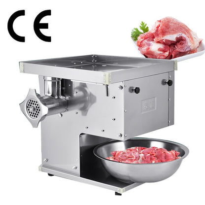 Moedor de carne elétrico de uso intenso de 120 kg/h, 110 V 240 V, para restaurante, açougue, cozinha, máquina de moer salsicha e carne bovina