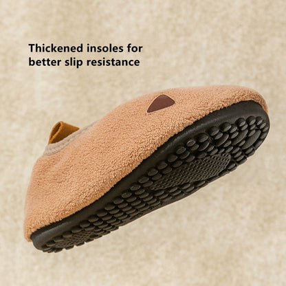 Children Indoor Shoes With Soft Soles, Kids Anti Slip And Breathable  Plush Floor Shoes, Boys And Girls Winter Cotton Shoes