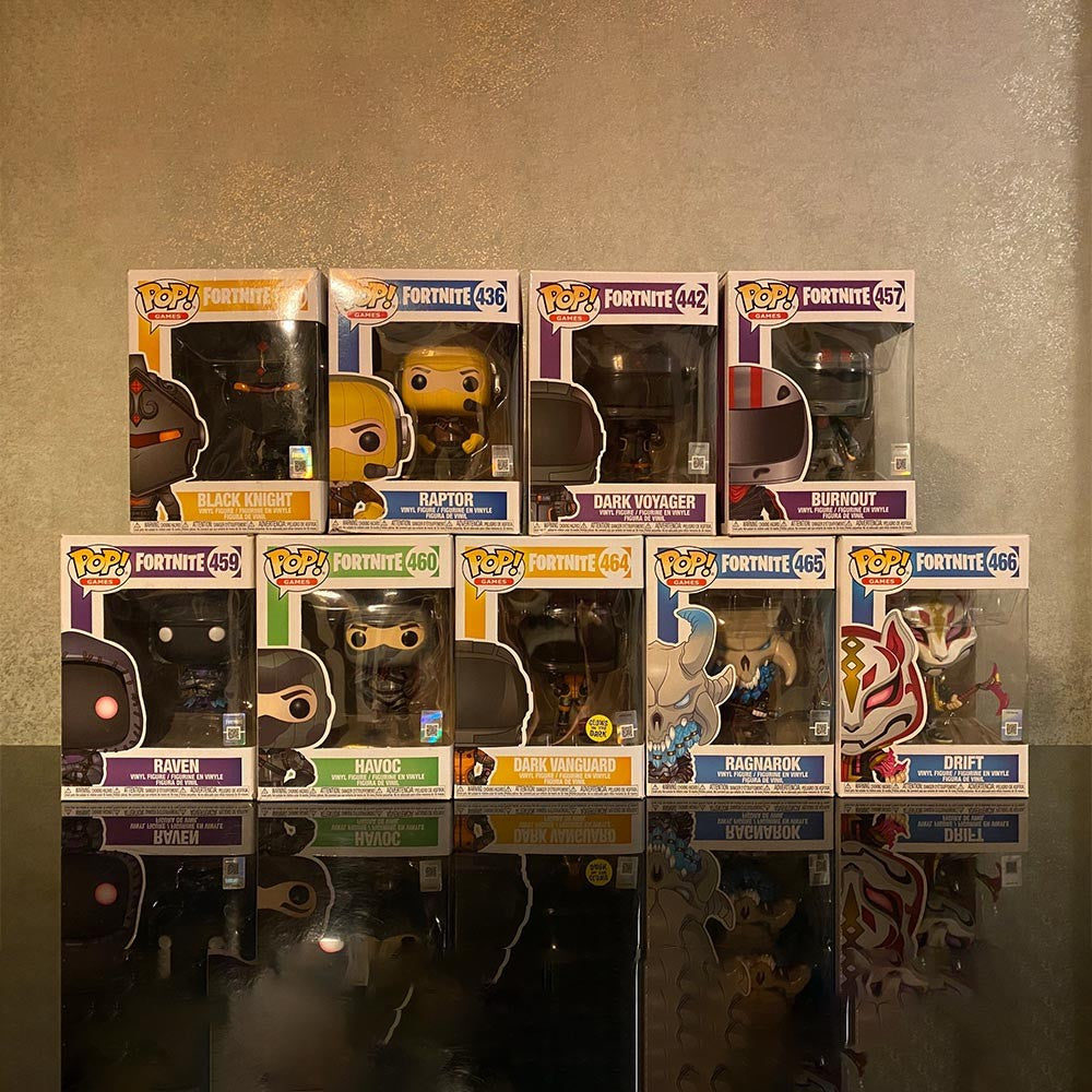 Funko Pop Fortnite Boneco Brite Bomber Modelo Moonwalker Rex Enfeites Dark Vanguard Boneca Raptor Brinquedo Colecionável Presente