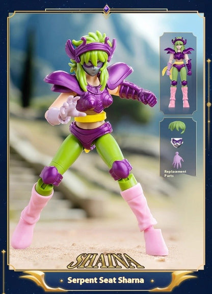 Blokees Saint Seiya Galaxy Versão 2 Bonecos de Ação Camus Hyoga Dohko Milo Shiryu Pegasus Nachi Anime Brinquedos Presentes Infantis