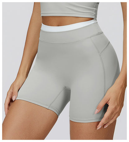 Yoga Shorts Gym Fitness Shorts Woman Training Yoga Clothing Butt Lifting Workout Short Leggings Female Sports Cycling Shorts