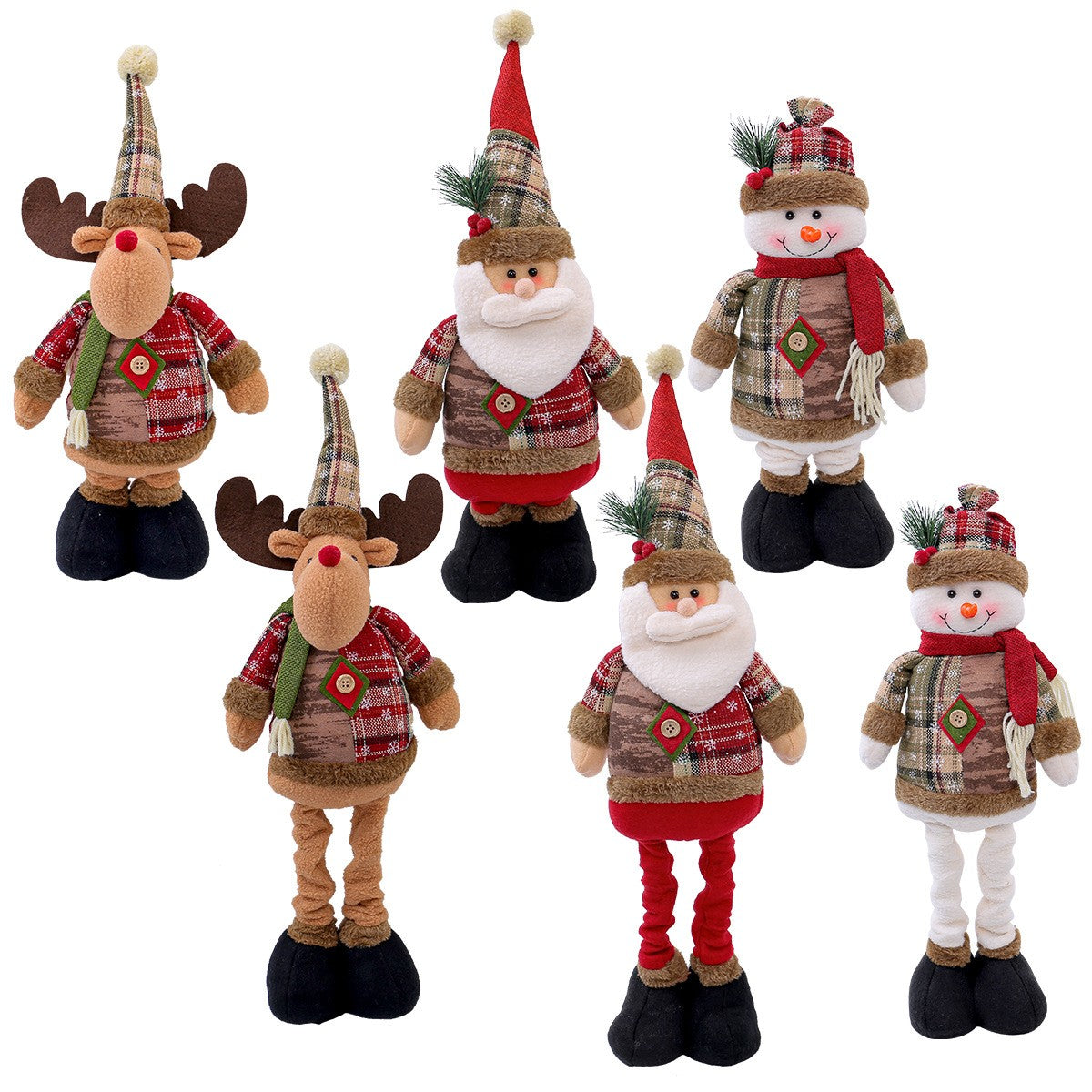 Telescopic Christmas Doll Merry Christmas Decorations For Home 2026 Christmas Ornament Xmas Navidad Noel Gifts New Year 2026
