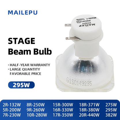 1PCS/Lot 14R Lamp SIRIUS HRI 295W Ballast Moving Head Beam Light Bulb Replaceable with MSD Platinum Sharpy 14R 295w Lamp