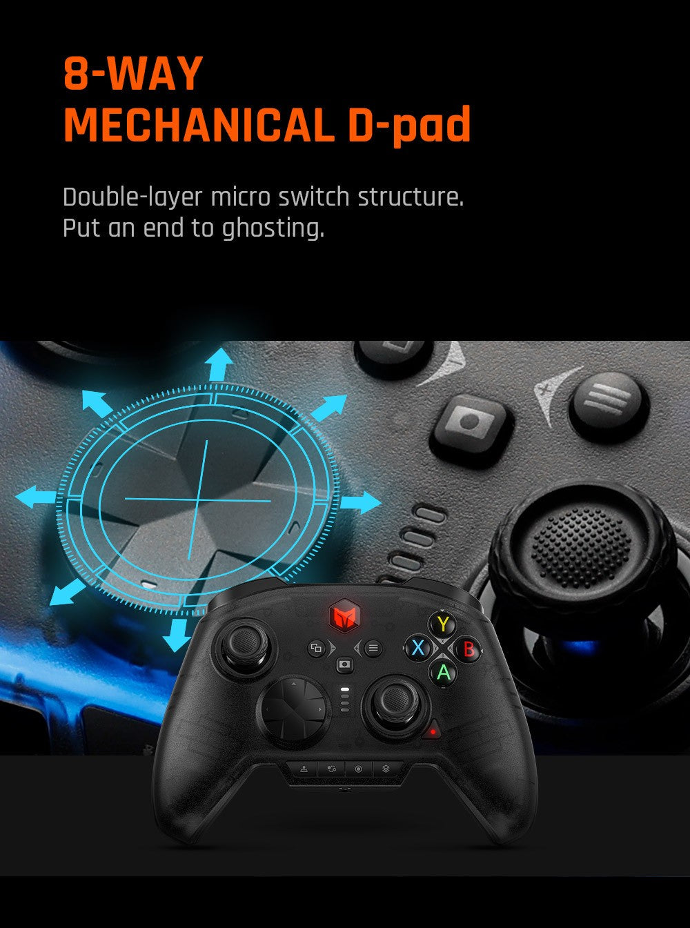 Original BIGBIG WON Rainbow 2 Pro Elite Game Controller Wireless Bluetooth Gamepad FPS Handle Joystick For PC/Switch/ANDROID/IOS