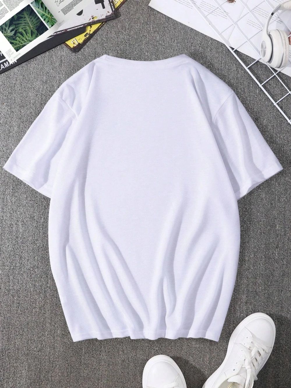 New Short Sleeved Hot Sell Mountain Peaks Printing Pure Cotton Tee Tops Round Neck White t Shirt Men Fashion Design T-Shirt