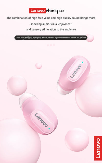 Lenovo XT62 Bluetooth 5.3 Earphones Wireless HiFi Sport Noise Reduction Headset with Mic Touch Control TWS Original Earbuds