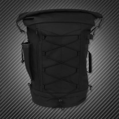 Mochila Universal para Motocicleta, Alforje, Sissy Bar, Encosto, Bolsa de Bagagem Traseira, Mochila Multifuncional para Exterior com Alças