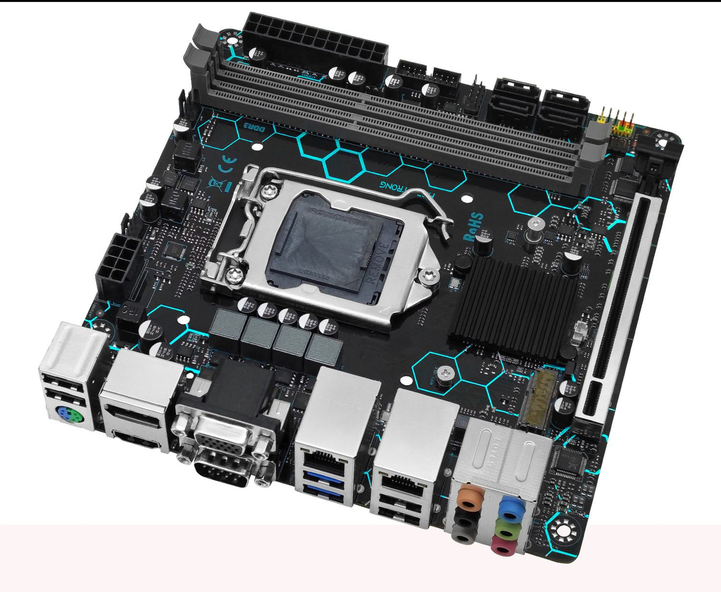 MACHINIST H97 STRONG Motherboard LGA1150 support Support Intel Core i7/i5/i3/E3 DDR3 Mini-ATX VGA/HDMI/DP/COM Dual LAN WIFI M.2
