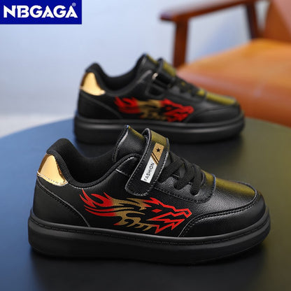 Children's Sports Shoes Boys Casual Running Sneakers Breathable Non-Slip Flat Walking Shoes Fashion Kids Athletic Footwear