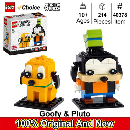 LEGO 40378 Goofy & Pluto, Colecionadores de LEGO® BrickHeadz vão adorar o Pateta e o Pluto, com 2 personagens clássicos da Disney 214 PEÇAS