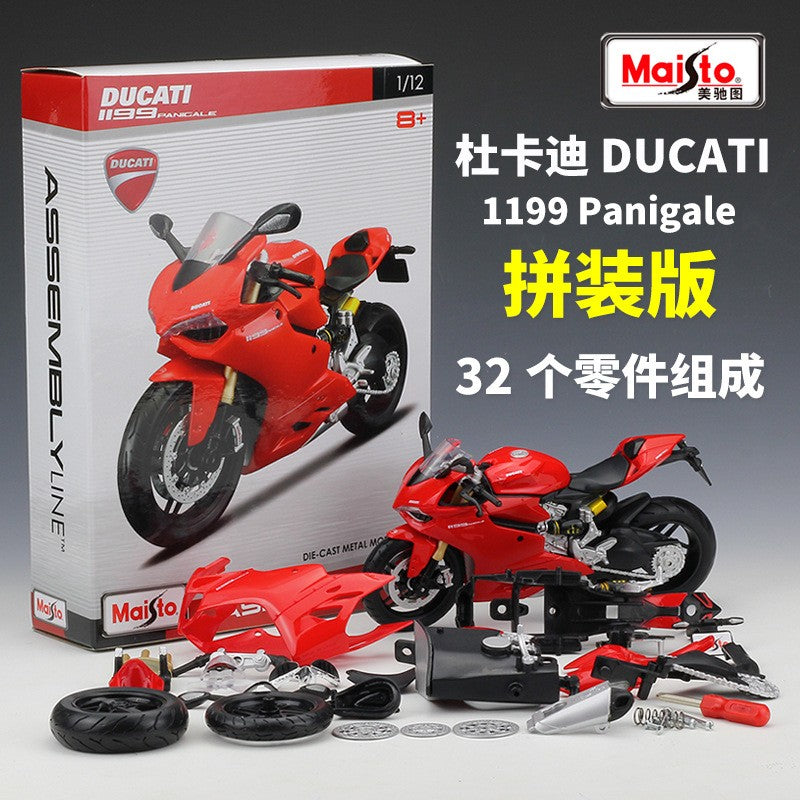 Maisto 1:12 BMW S1000RR HONDA CBR 600 RR 1000 RR KTM 690 Duke YAMAHA YZ450F Assemble DIY Motorcycle Bike Model Toy New In Box