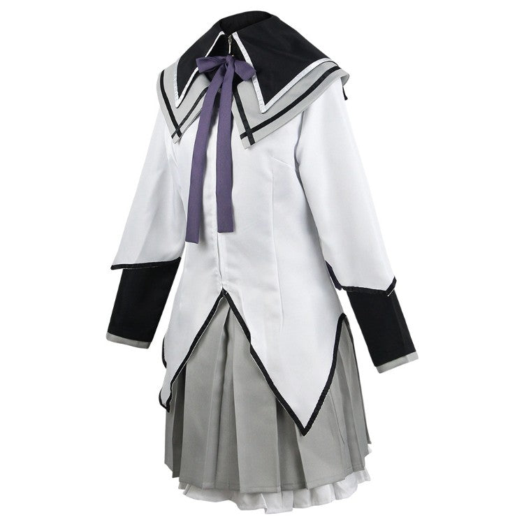 Anime Akemi Homura Cosplay Costume Fighting Uniform Stockings Akemi Homura Outfits