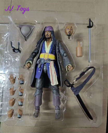 16cm Movie Figures Movable Jack Sparrow Action Figure Statue Model Doll Collection Toys Gifts