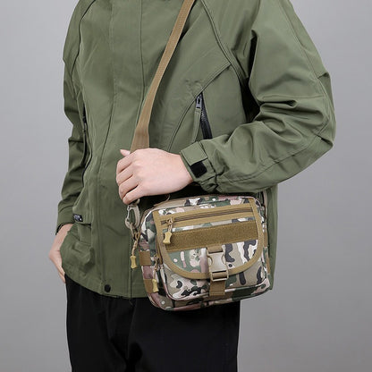 Tactical Messenger Pouch Men's Vintage Camouflage Army Crossbody Bag Nylon Single Shoulder Bag Chest Pack Sling Hunting Bag
