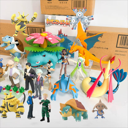 Pokemon Boneco de Ação em Estoque Gengar Electabuzz O Mundo das Proporções Modelo de Anime Enfeite de Mesa Brinquedos Infantis Presentes